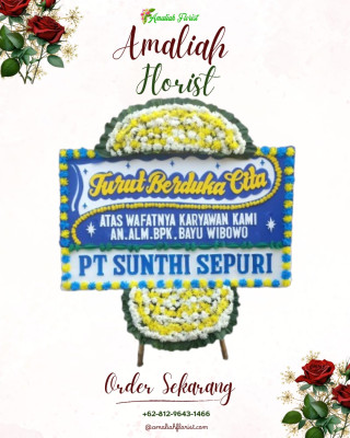 Papan Bunga Duka di Sentani Timur