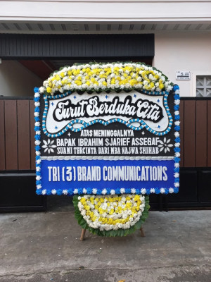 Papan Bunga Duka di Sentani Timur